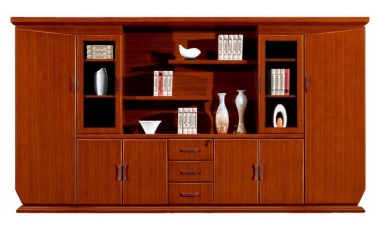 HY-C7007（泰柚木）七門書柜